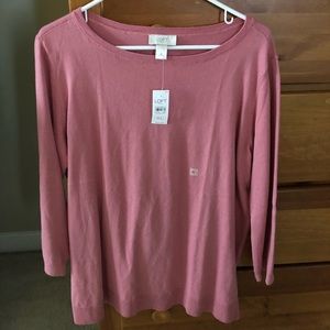Loft XL Pink Sweater